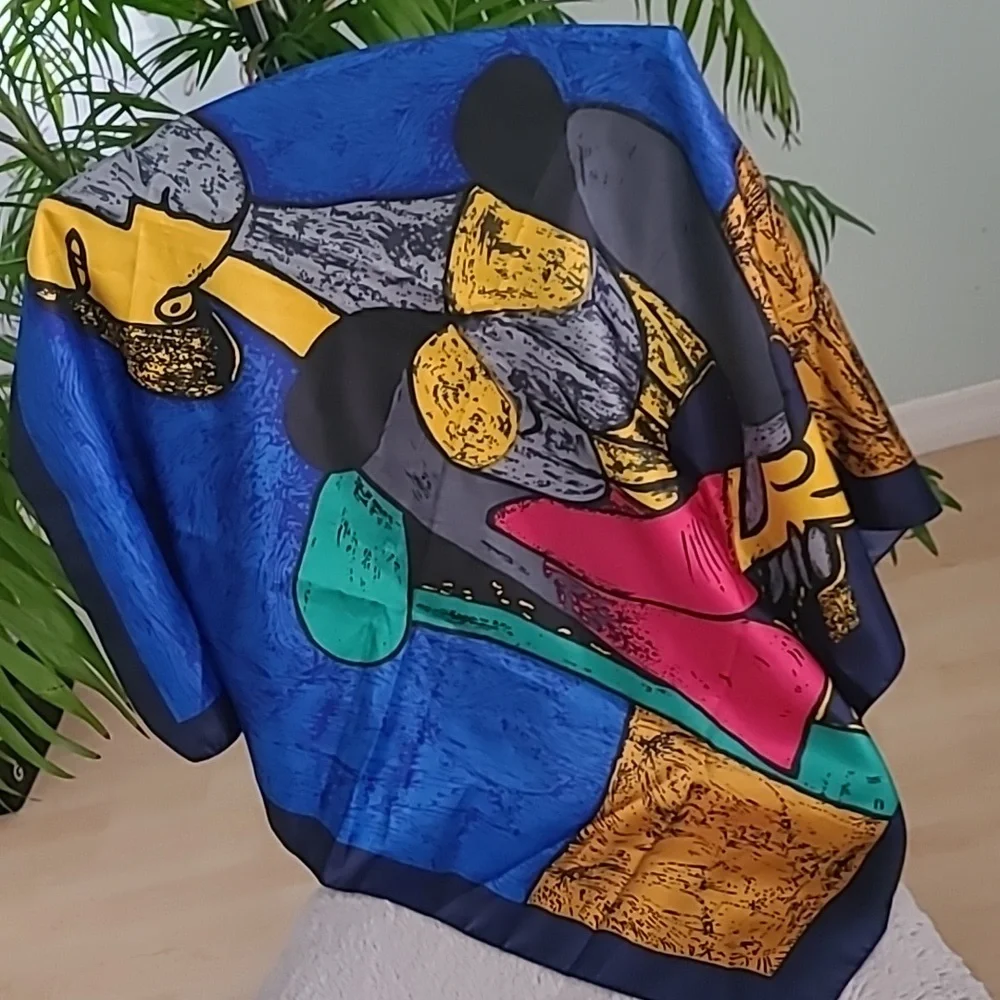 N/A colorful scarf